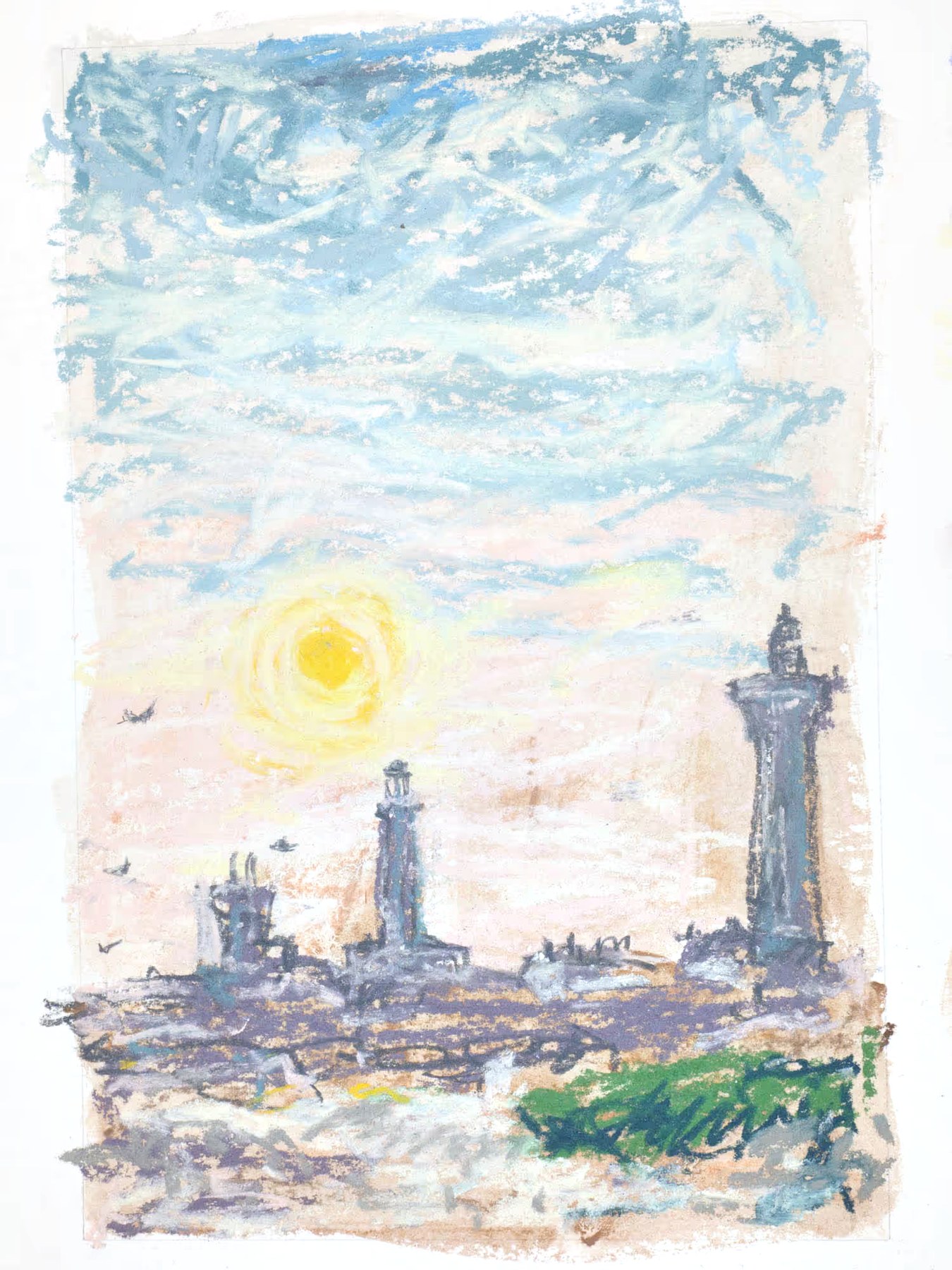 Panneau 1 du triptyque, dimanche 27 avril 2025