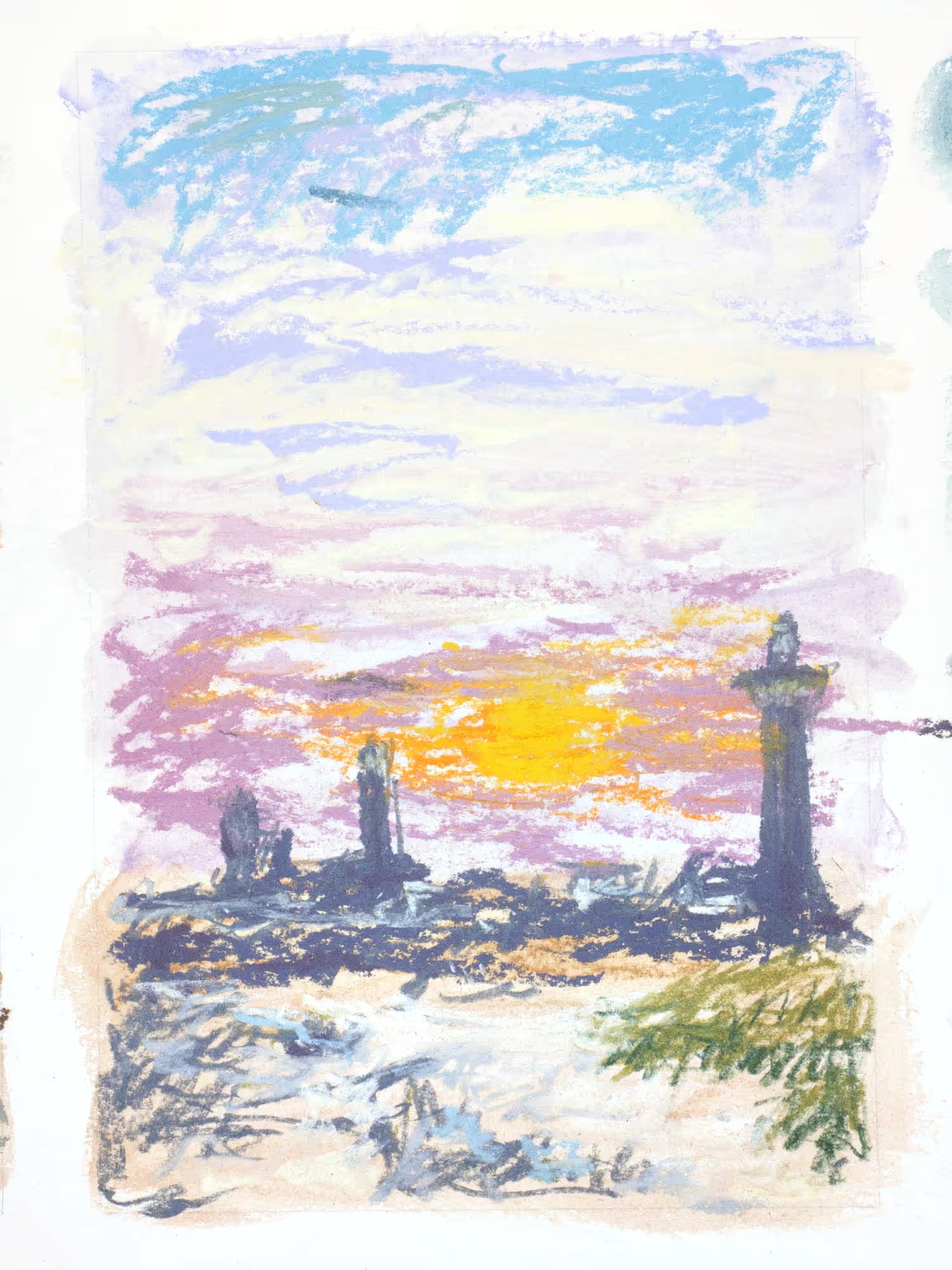Panneau 2 du triptyque, dimanche 27 avril 2025