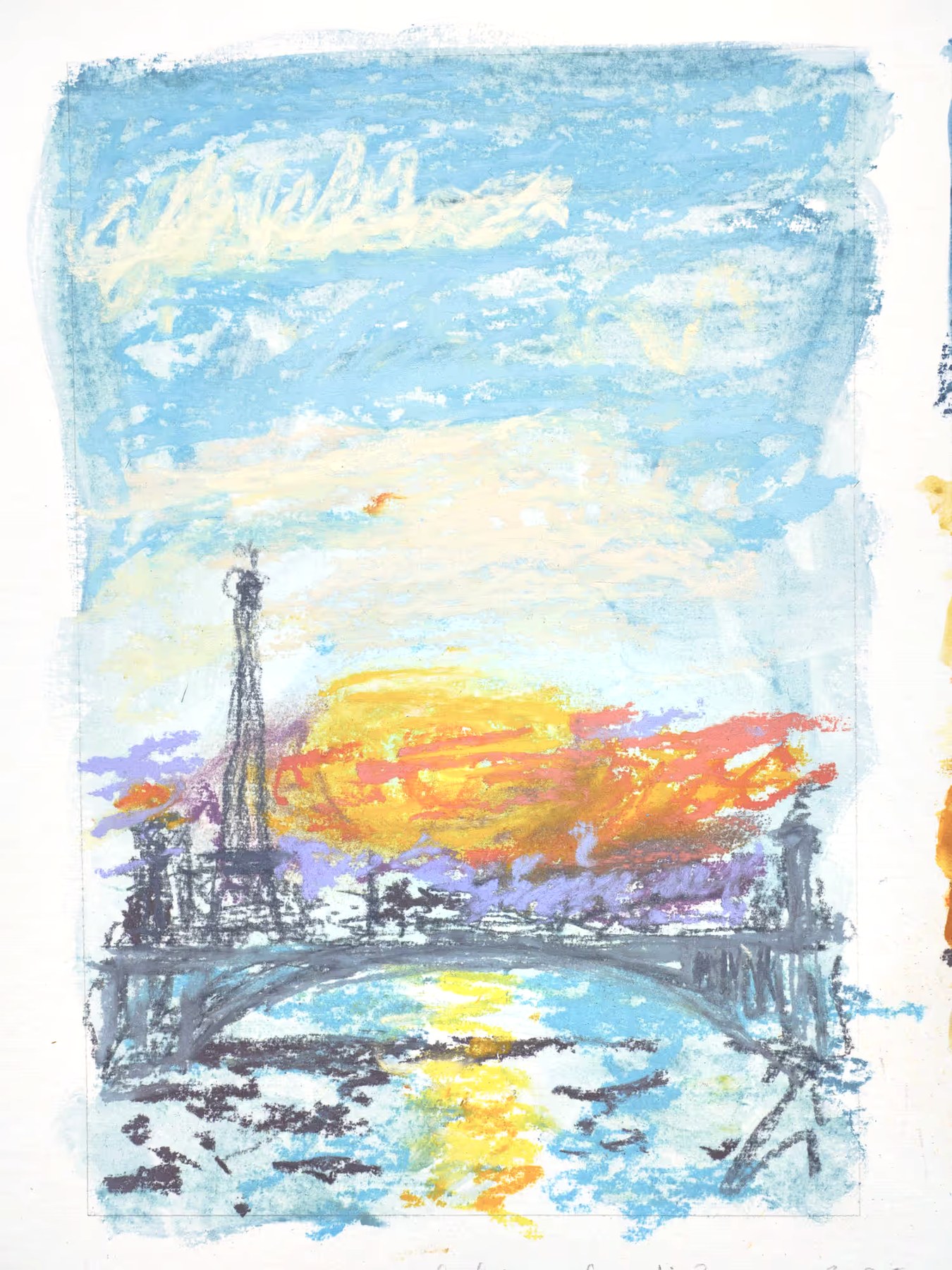 Panneau 1 du triptyque, lundi 3 mars 2025