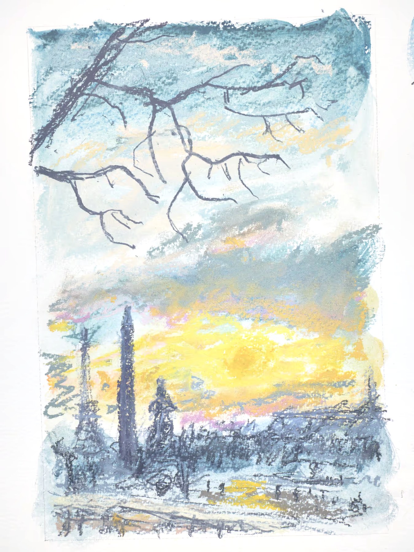 Panneau 1 du triptyque, samedi 8 mars 2025