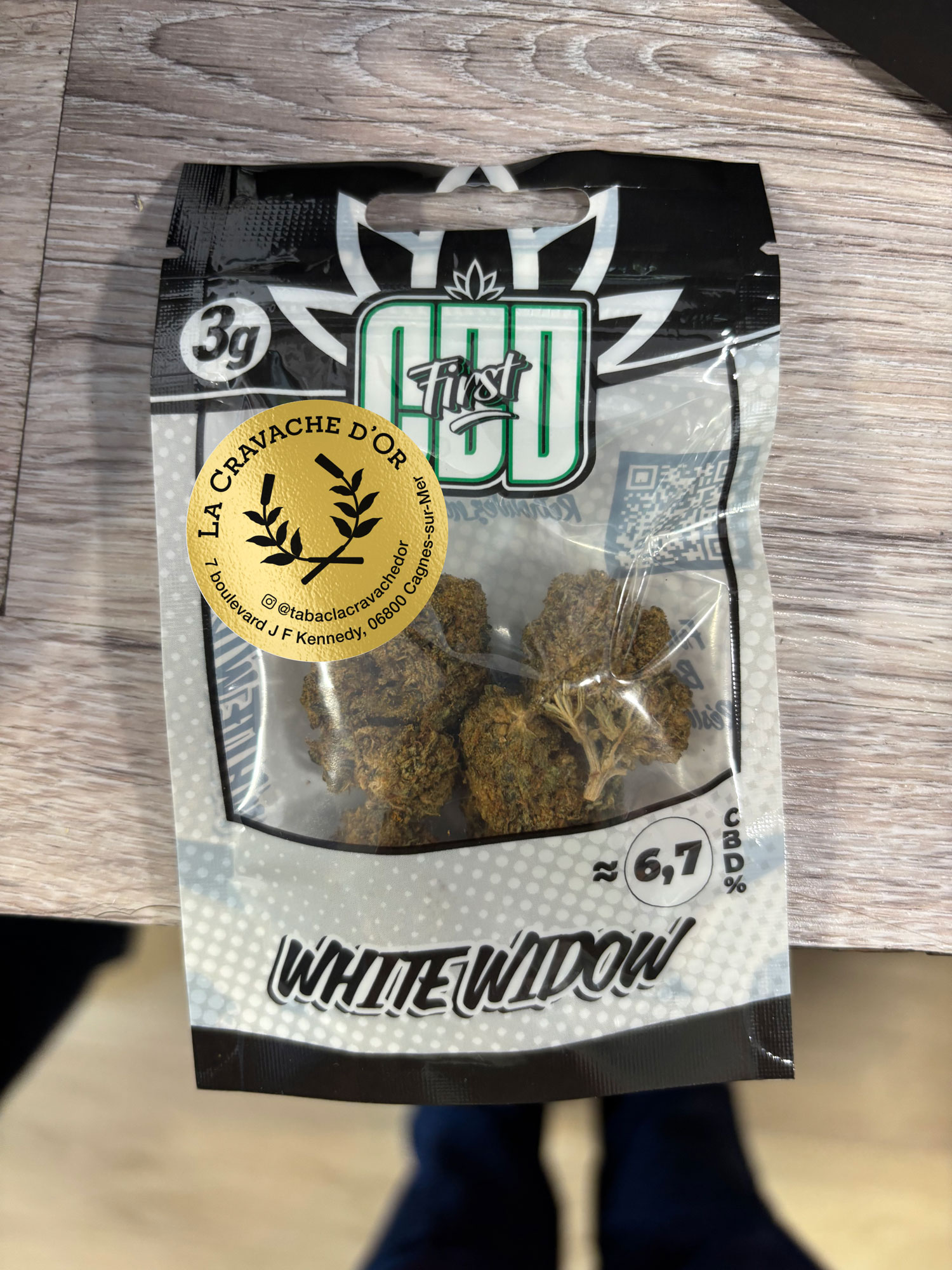 Stickers pour les sachets CBD