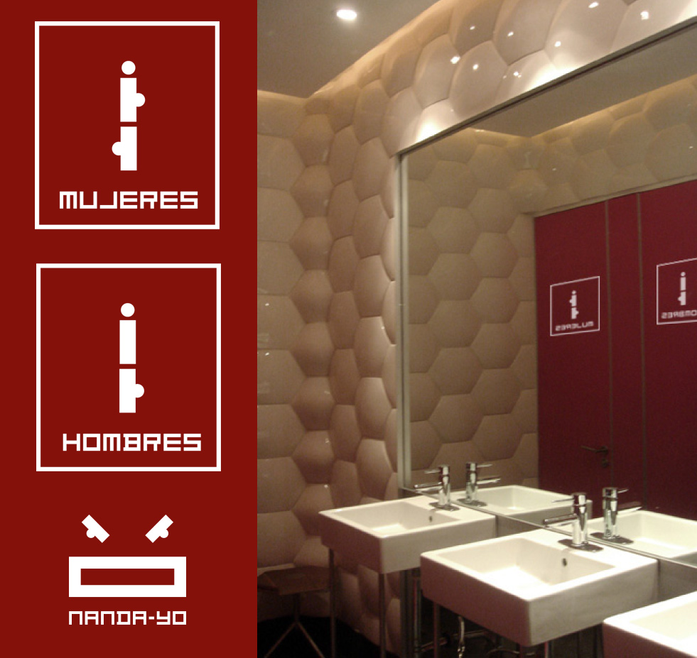 Signalétique des toilettes